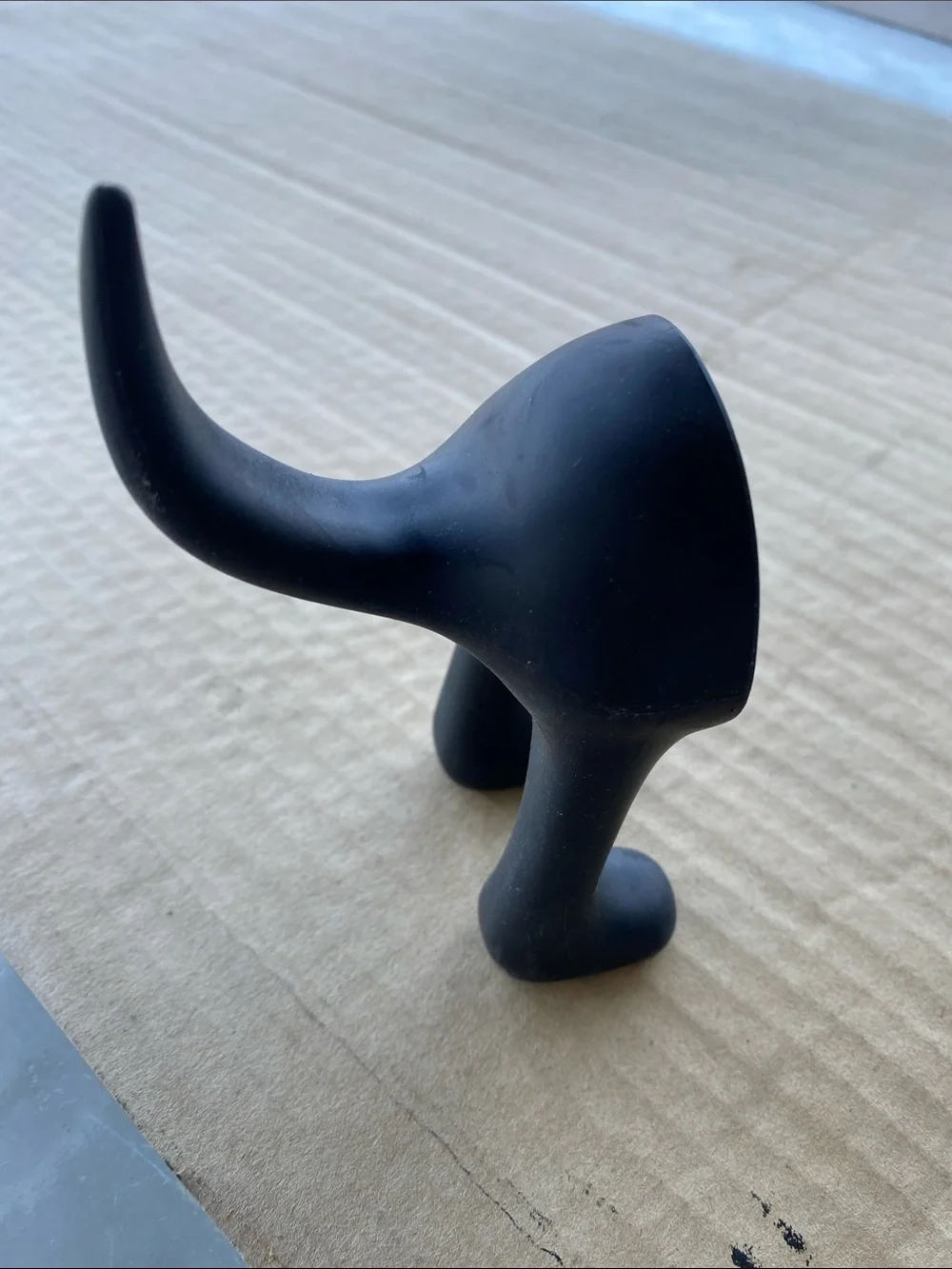 Dog tail Black Silicone Door Hook / Hanger
